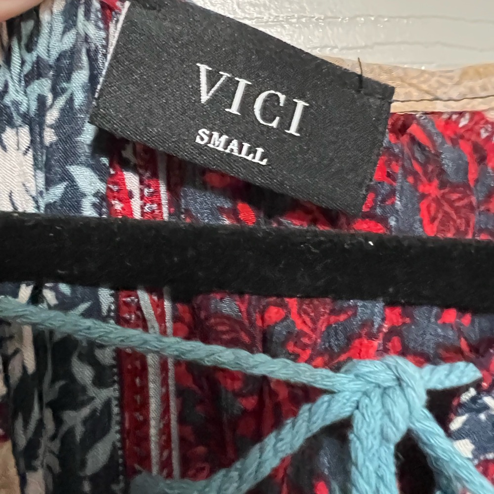 All Patterned Up Patchwork Blouse - image 8